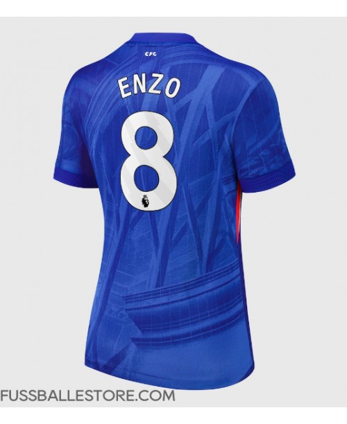 Günstige Chelsea Enzo Fernandez #8 Heimtrikot Damen 2025-26 Kurzarm Günstige Chelsea Enzo Fernandez #8 Heimtrikot Damen 2025-26 Kurzarm